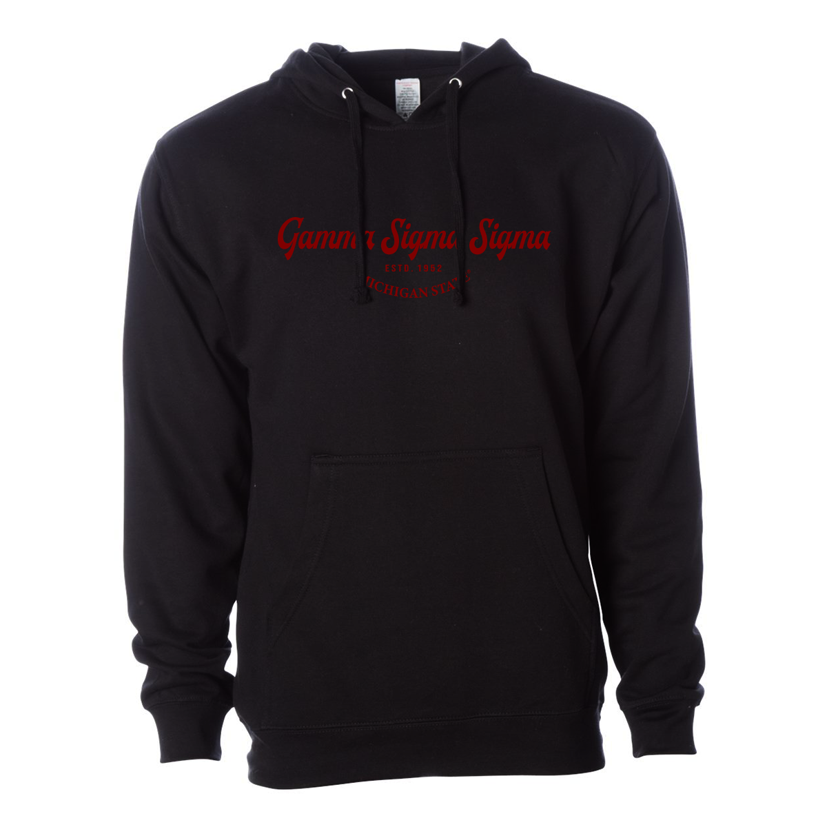 #Gamma Sigma Sigma Hoodie, Elegant Print Design