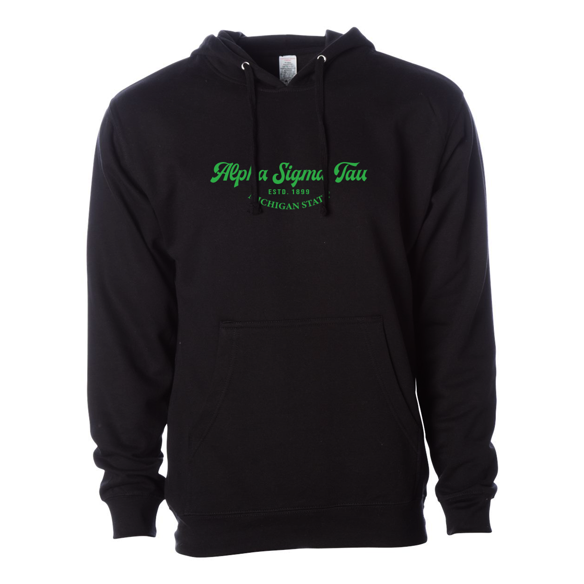 #Alpha Sigma Tau Hoodie, Elegant Print Design