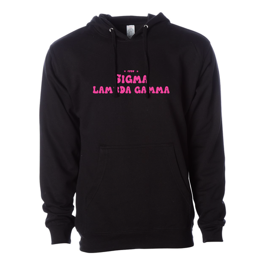 #Sigma Lambda Gamma Hoodie, Bubble Print Design