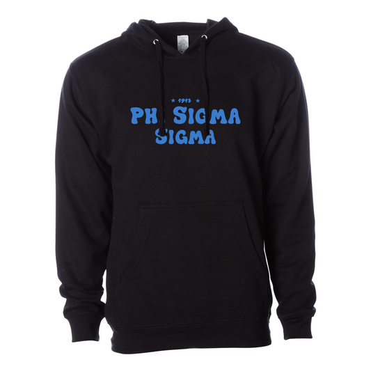 #Phi Sigma Sigma Hoodie, Bubble Print Design