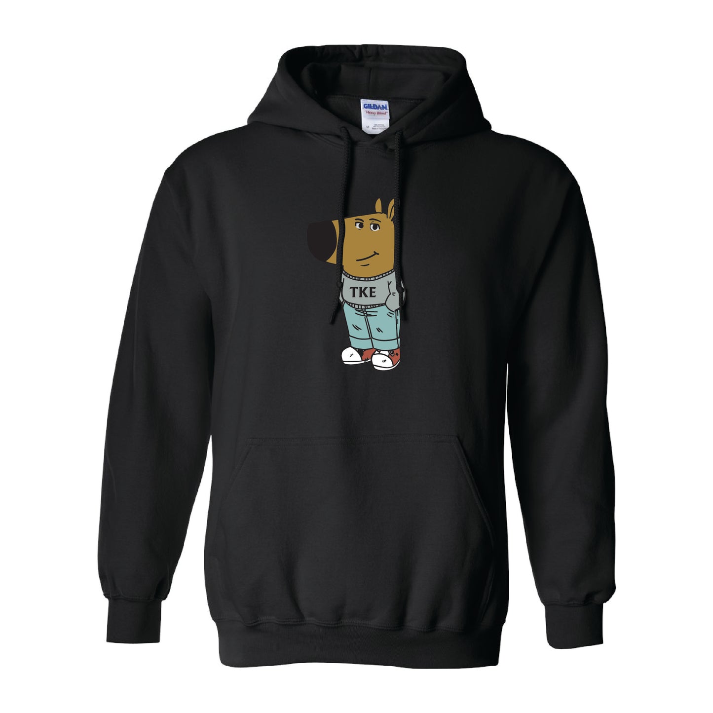 Printed Chill Guy Greek Hoodie