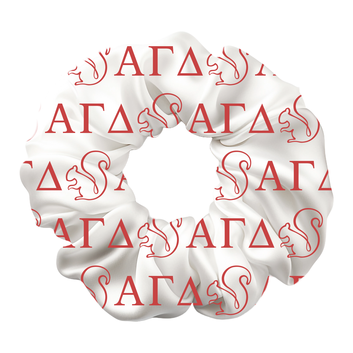 Alpha Gamma Delta Scrunchie