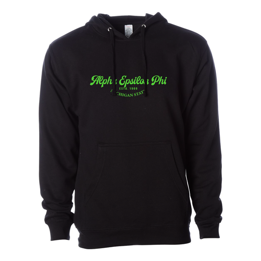 #Alpha Epsilon Phi Hoodie, Elegant Print Design