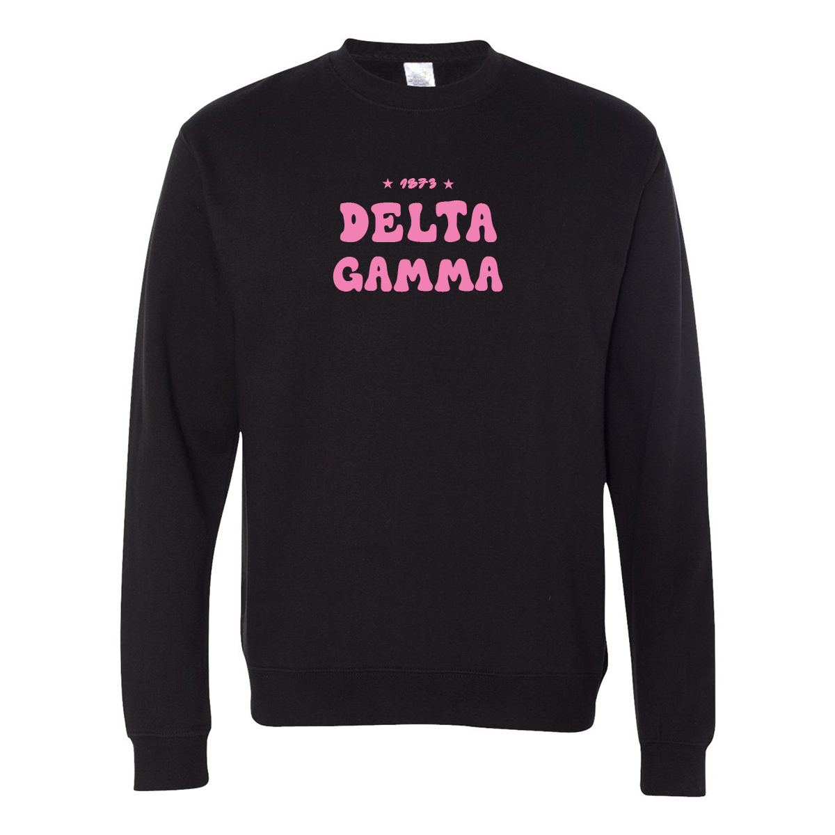 #Delta Gamma Crewneck Sweatshirt, Bubble Print Design