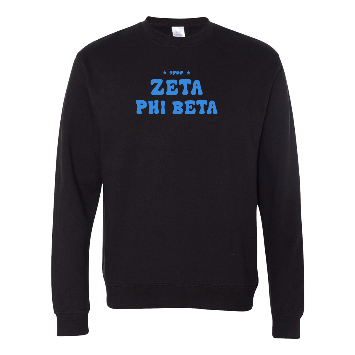 #Zeta Phi Beta Crewneck Sweatshirt, Bubble Print Design