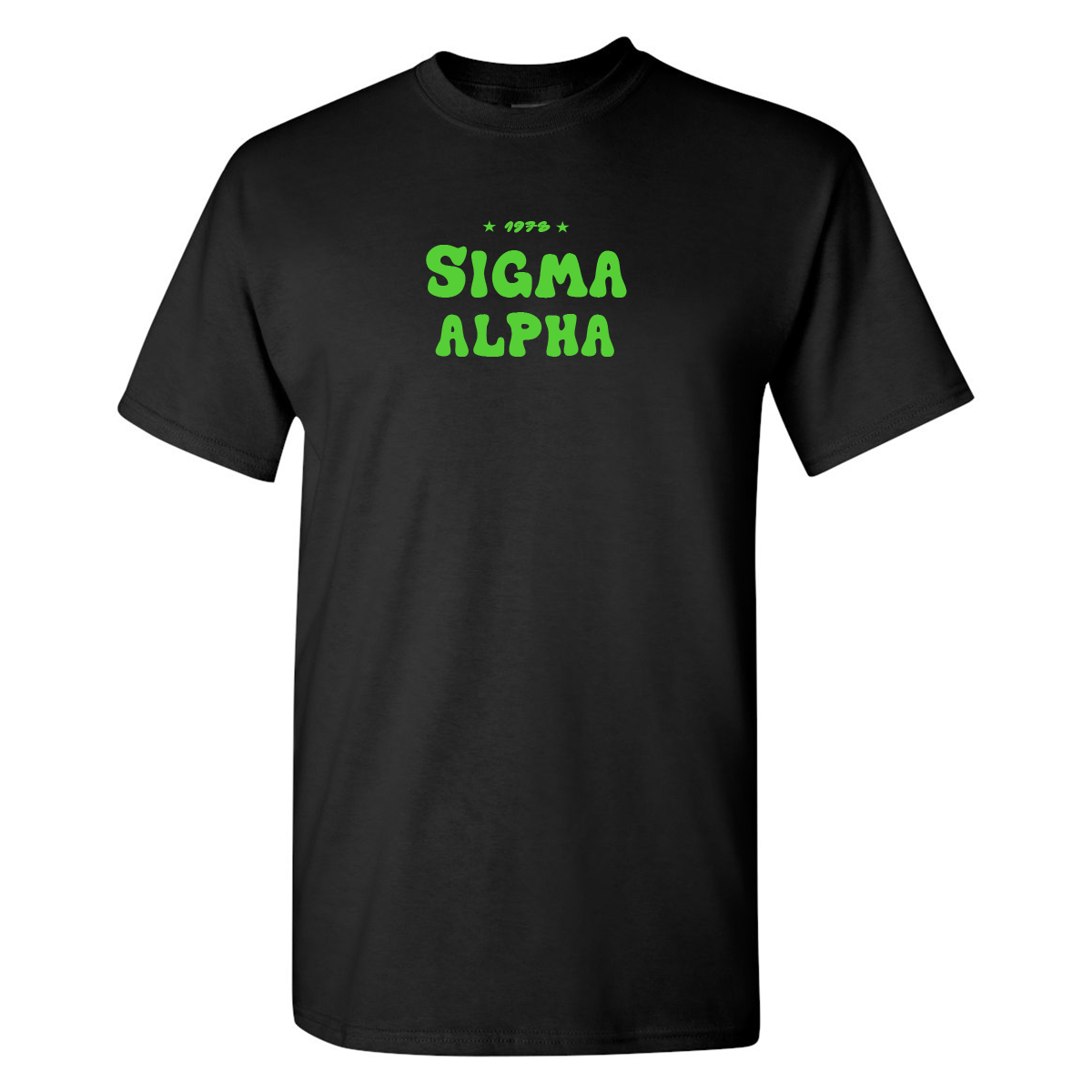 #Sigma Alpha Bubble Print T-Shirt – Something Greek