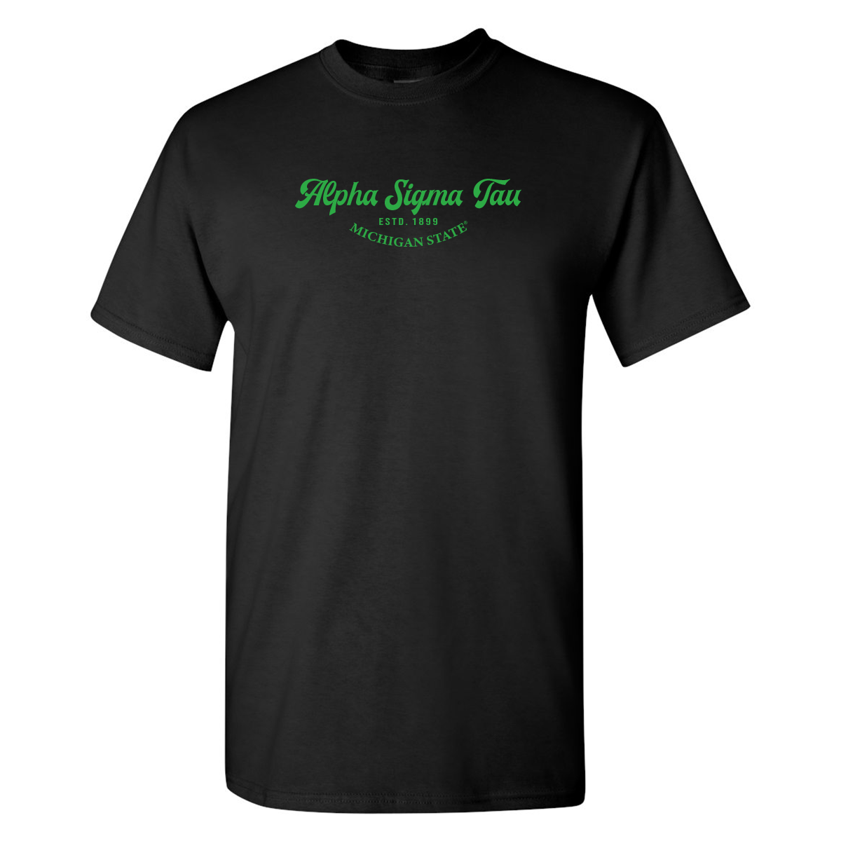 #Alpha Sigma Tau T-Shirt, Elegant Print Design