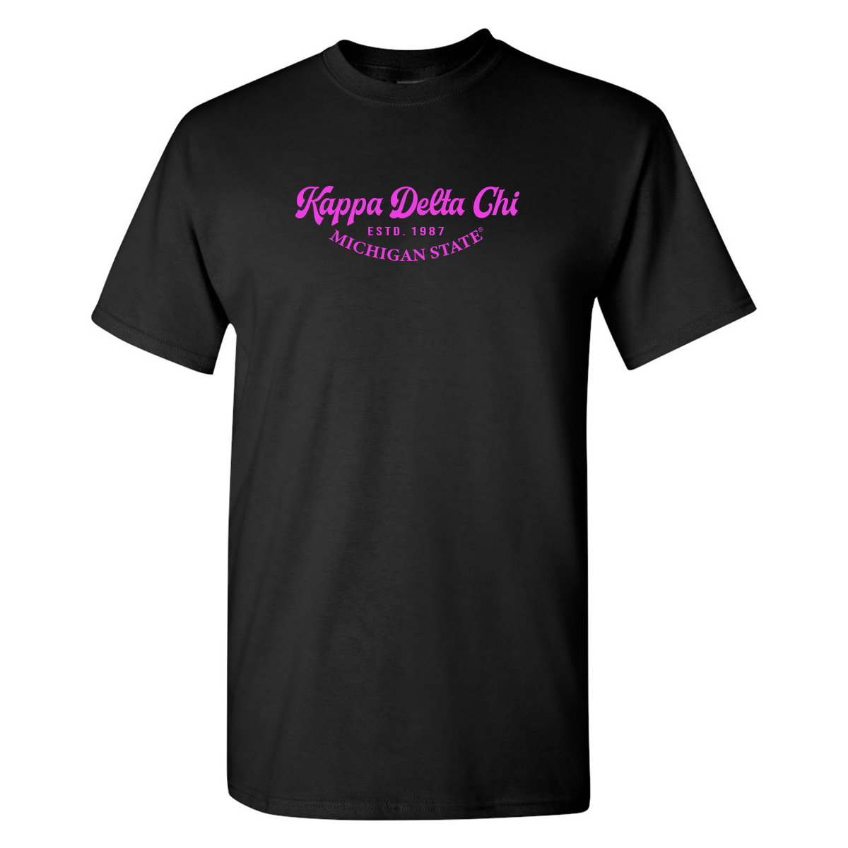 #Kappa Delta Chi T-Shirt, Elegant Print Design