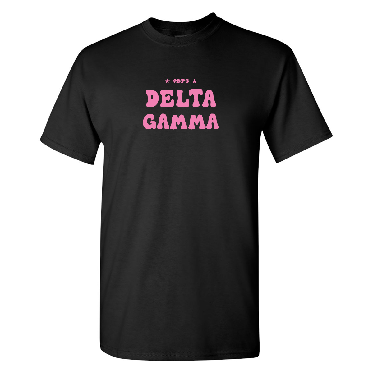 #Delta Gamma T-Shirt, Bubble Print Design