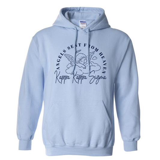 Printed Angel Sent From Heaven Hoodie Design