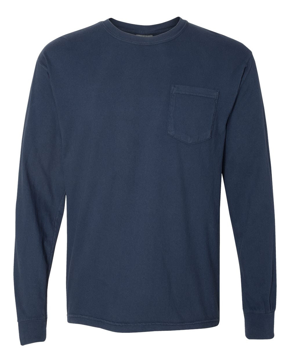 Sorority Garment-Dyed Long-Sleeve Pocket T-Shirt, Printed Greek Design ...