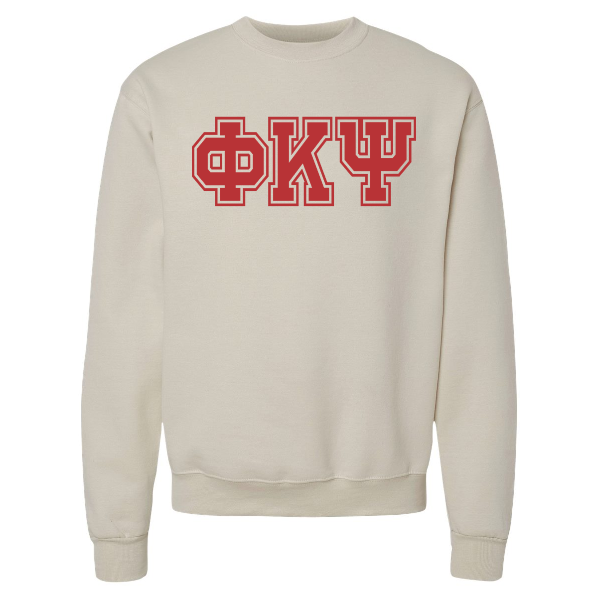 Champion Powerblend® Crewneck Sweatshirt, Printed Varsity Letters