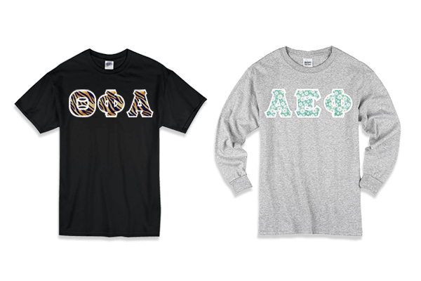 Custom Sorority & Fraternity Letter Clothing & Greek Gear – Something Greek