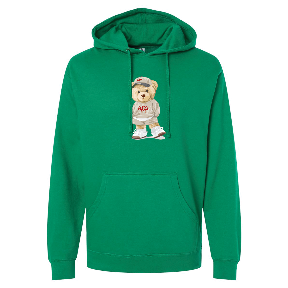 Printed Teddy Bear Hoodie Design