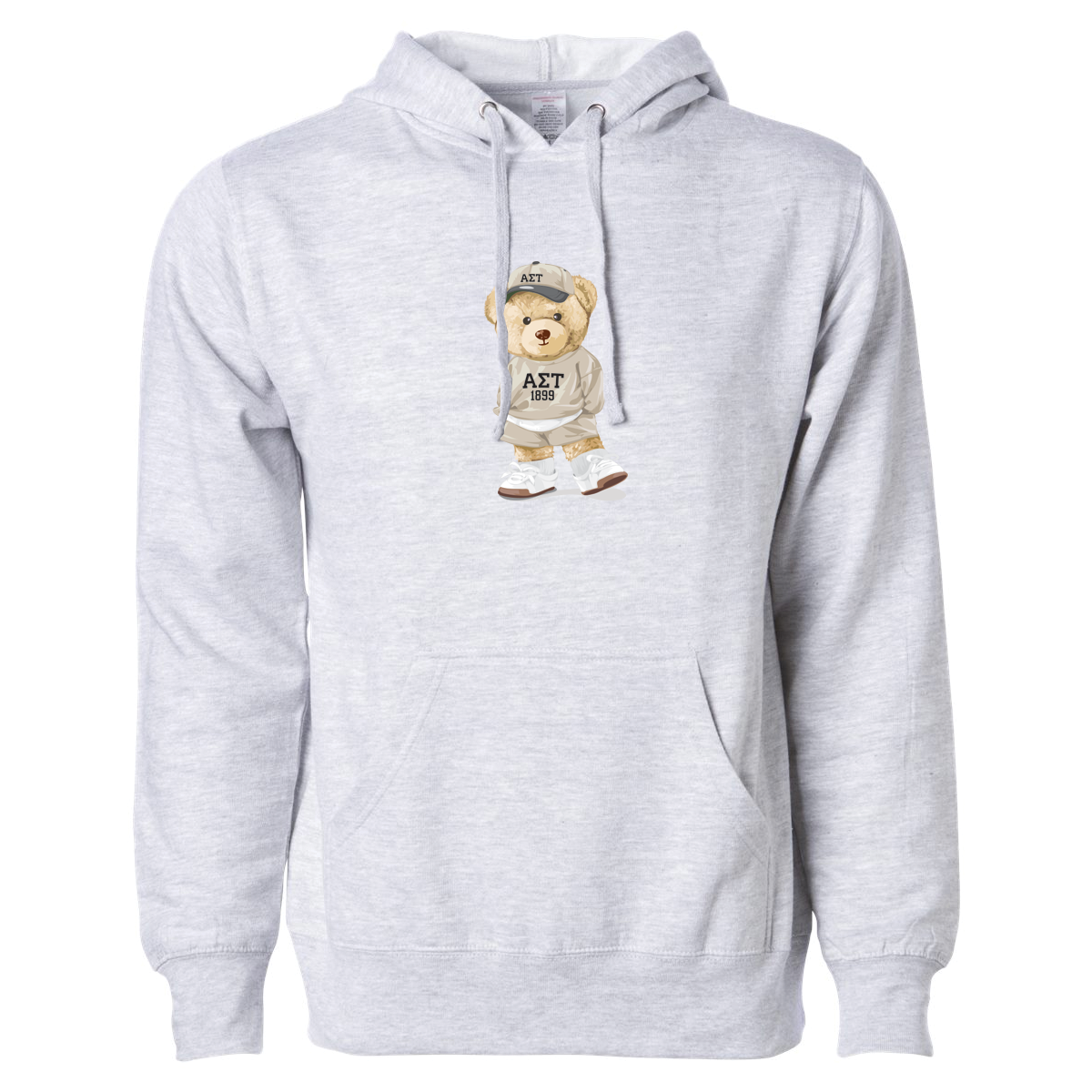 Printed Teddy Bear Hoodie Design