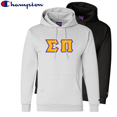 Sigma Pi Champion Powerblend® Hoodie, 2-Pack Bundle Deal - Champion S700 - TWILL