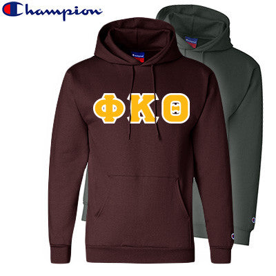 Phi Kappa Theta Champion Powerblend® Hoodie, 2-Pack Bundle Deal - Champion S700 - TWILL