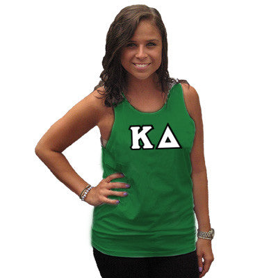 Kappa Delta Sorority Tank Top - Next Level 3633 - TWILL