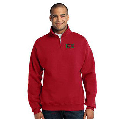 Kappa Sigma Fraternity Embroidered Quarter-Zip Pullover – Something Greek