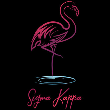 Printed Neon Flamingo Design - DTG