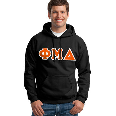 Phi Mu Delta Hanes 10oz. Hoodie - Hanes F170 - TWILL