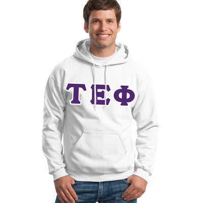 Tau Epsilon Phi Hanes 10oz. Hoodie - Hanes F170 - TWILL