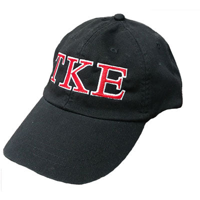 Fraternity Pigment-Dyed Hat, 2-Color Greek Letters - AD969 - EMB