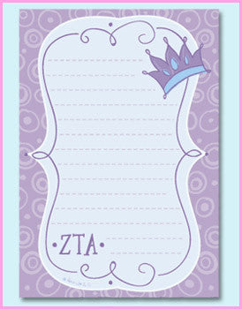 Zeta Tau Alpha Mascot Pad - On Sale - Alexandra Co. a2005