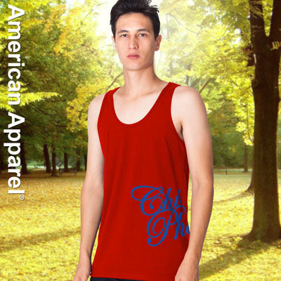 Chi Phi Fraternity Printed Tank - American Apparel 2408W - CAD