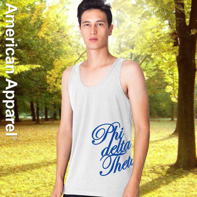 Phi Delta Theta Fraternity Printed Tank - American Apparel 2408W - CAD