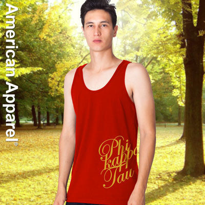 Phi Kappa Tau Fraternity Printed Tank - American Apparel 2408W - CAD