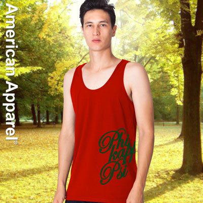 Phi Kappa Psi Fraternity Printed Tank - American Apparel 2408W - CAD