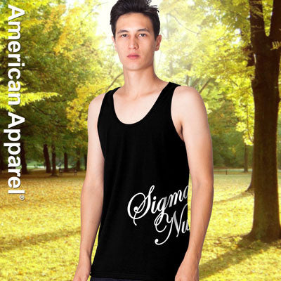 Sigma Nu Fraternity Printed Tank - American Apparel 2408W - CAD