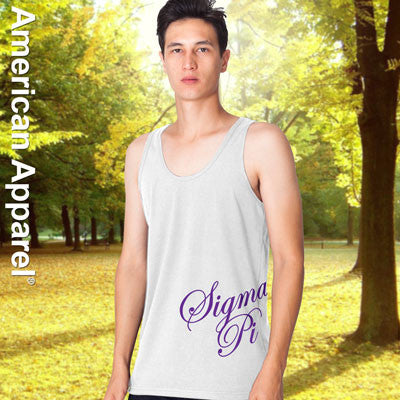 Sigma Pi Fraternity Printed Tank - American Apparel 2408W - CAD