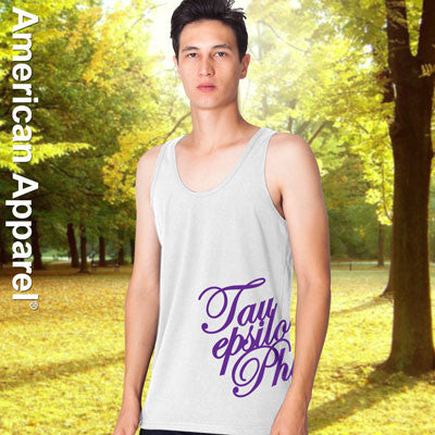 Tau Epsilon Phi Fraternity Printed Tank - American Apparel 2408W - CAD