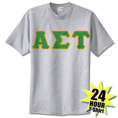 Alpha Sigma Tau 24-Hour Tee - Gildan 5000 - TWILL.