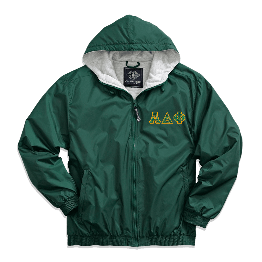 Pull Over Windbreaker Jacket With Monogram Fully Lined With 
