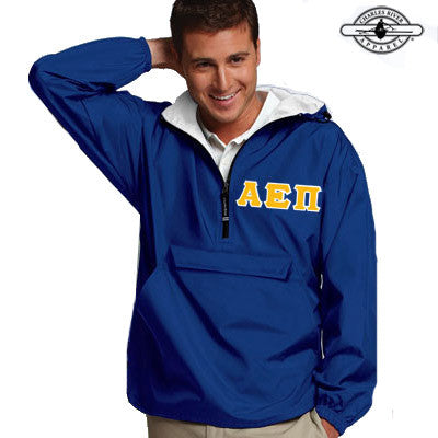 Alpha Epsilon Pi Pullover Jacket - Charles River 9905 - TWILL