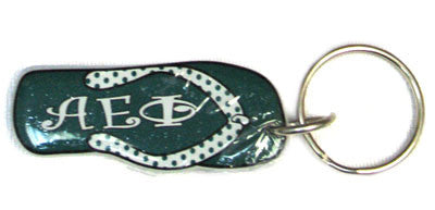 Alpha Epsilon Phi Flip-Flop Keychain - Craftique FF-KC