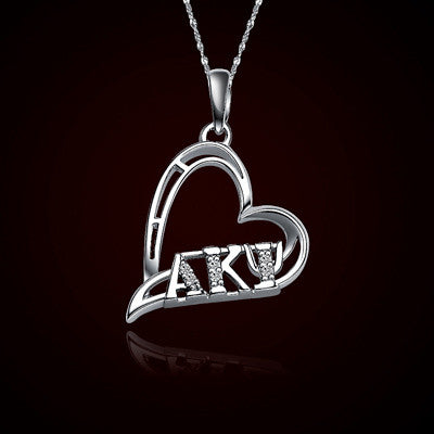 Pi Kappa Alpha Sterling Silver Lavaliere Pendant - The Collegiate