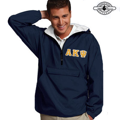 Alpha Kappa Psi Pullover Jacket - Charles River 9905 - TWILL