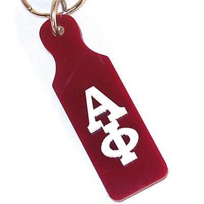 Alpha Phi Mirror Paddle Keychain - Craftique cqMPK