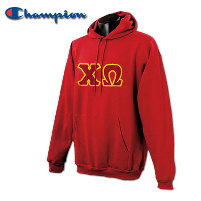 Chi Omega Champion Powerblend® Hoodie - S700 - TWILL