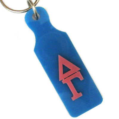 Delta Gamma Mirror Paddle Keychain - Craftique cqMPK