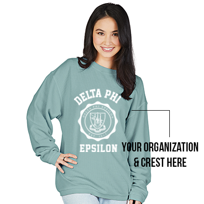 Tri delta shop corded sweatshirt