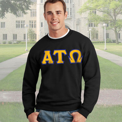 Alpha Tau Omega Fraternity Crewneck Sweatshirt Greek Apparel