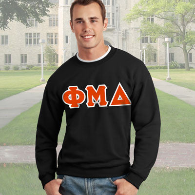 Phi Mu Delta 9.3oz Crewneck Sweatshirt - G120 - TWILL