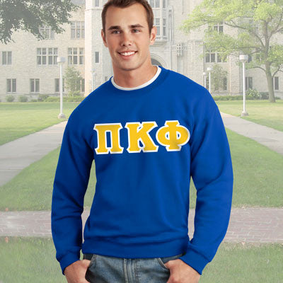 Pi Kappa Phi 9.3oz Crewneck Sweatshirt - G120 - TWILL