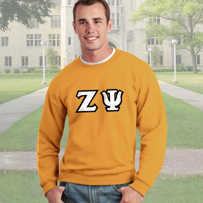 Zeta Psi 9.3oz Crewneck Sweatshirt - G120 - TWILL