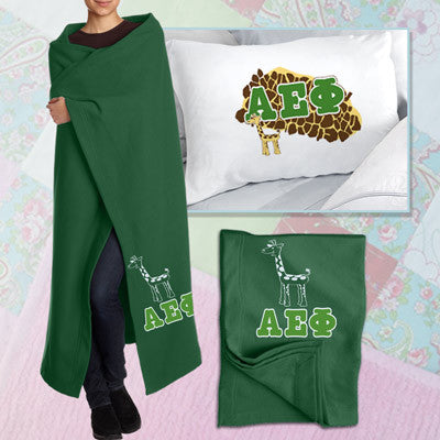 Alpha Epsilon Phi Pillowcase / Blanket Package - CAD